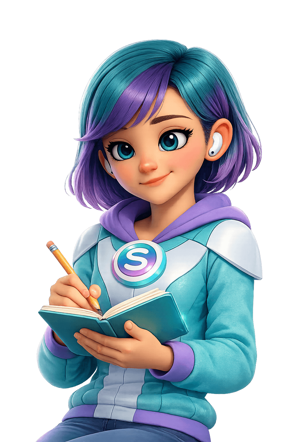 Sayana taking a voice note from the user